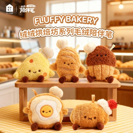 Keqi Family Plush companion pen, Creative pendant, keychain, decorative item, Stationery 8510, Fluffy Bakery doll, gel pen, student supplies, high appearance level, easy-to-write stationery, trendy items for young people Keqi Family Plush companion pen, Creative pendant, keychain, decorative item, Stationery 8510, Fluffy Bakery doll, gel pen, student supplies, high appearance level, easy-to-write stationery, trendy items for young people